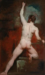 Estudio de hombre desnudo, c.1807-49